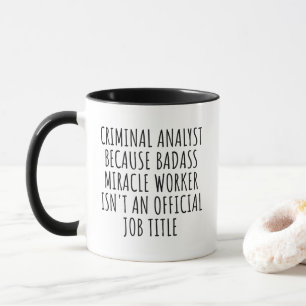 Taza Analista Criminal