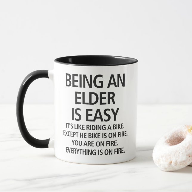Taza Anciano Mug (Con donut)