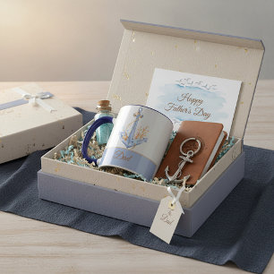 Taza Ancla de acuarela personalizable 