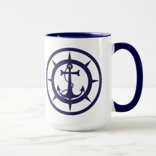Taza Ancla náutica