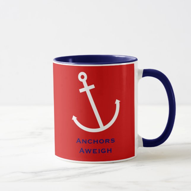 Taza Anclas Aweigh (Derecha)