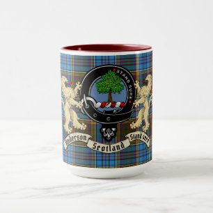 Taza Anderson Clan Badge & Tartan