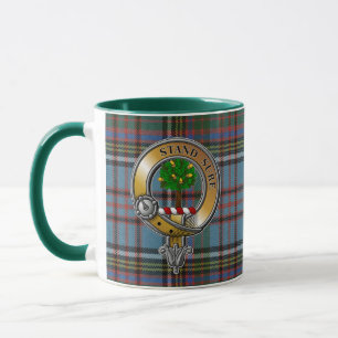 Taza Anderson Tartan & Badge