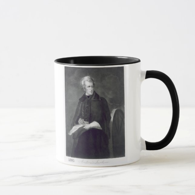 Taza Andrew Jackson, 7mo Presidente de los Estados (Derecha)