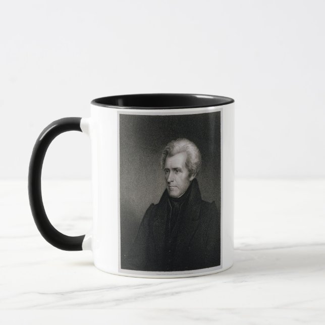 Taza Andrew Jackson (grabado) (Izquierda)