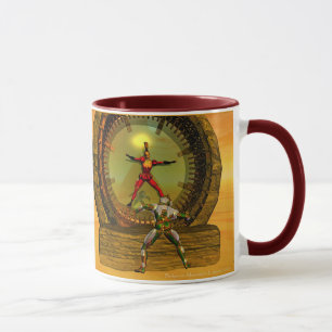 Taza ANDROID XENIA SE ENCUENTRA CON CYBORG TITAN Cienci