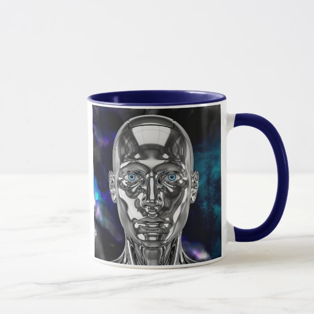 Taza Androïde chrome galaxie (Derecha)