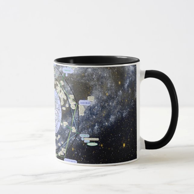 Taza Andromeda Map mug (Derecha)