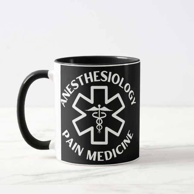 Taza Anestesiología Dolor Médica Enfermera Médica (Izquierda)