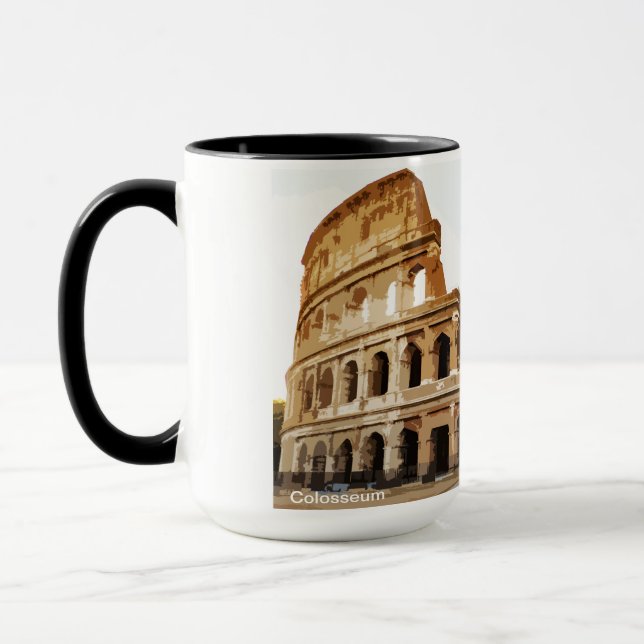 Taza Anfiteatro Colosseo Roma Italia (Izquierda)