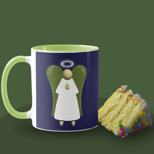 Taza Ángel asiático, ángel de la guarda
