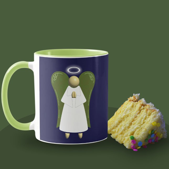 Taza Ángel asiático, ángel de la guarda (Asain Guardian Angel mug & Cake)