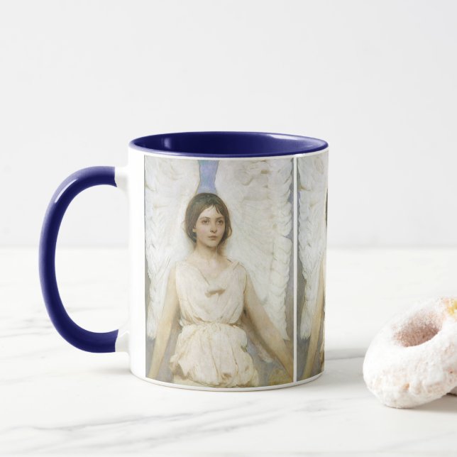 Taza Ángel de Abbott Thayer, Bella Artes victoriano vin (Con donut)