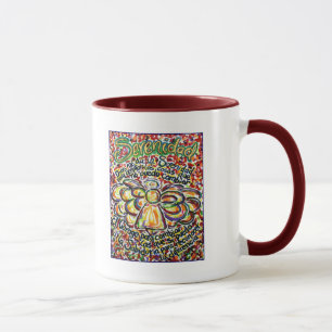 Taza Ángel de oración de la serenidad (texto en espa