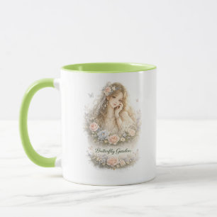 Taza Ángel del Jardín de Mariposas