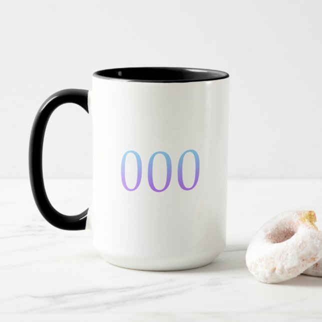 Taza Angel Número 000 - Oneness (Con donut)