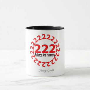 Taza Ángel número 222 - Equilibrio, armonía y alineació