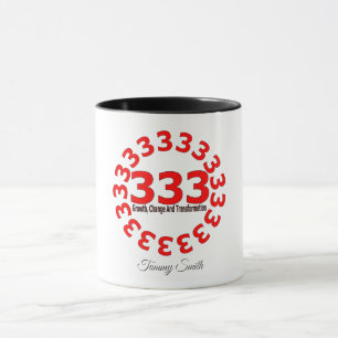 Taza Ángel número 333 - Equilibrio y Orientación Divina