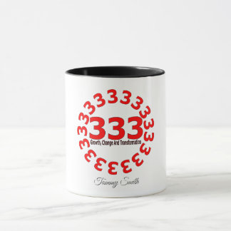 Taza Ángel número 333 - Equilibrio y Orientación Divina