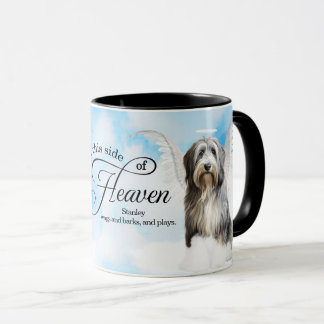 Taza Ángel pastor de ovejas en el cielo Memorial person