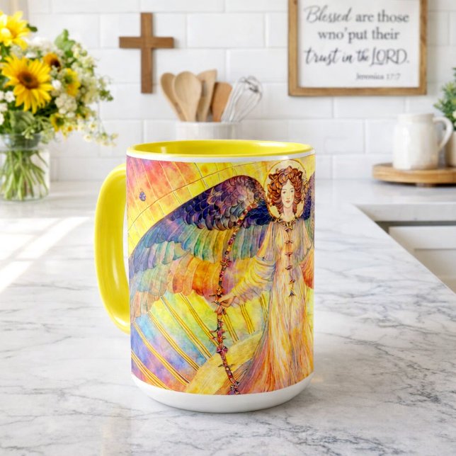 Taza Ángel Retro Morning Glory (Subido por el creador)