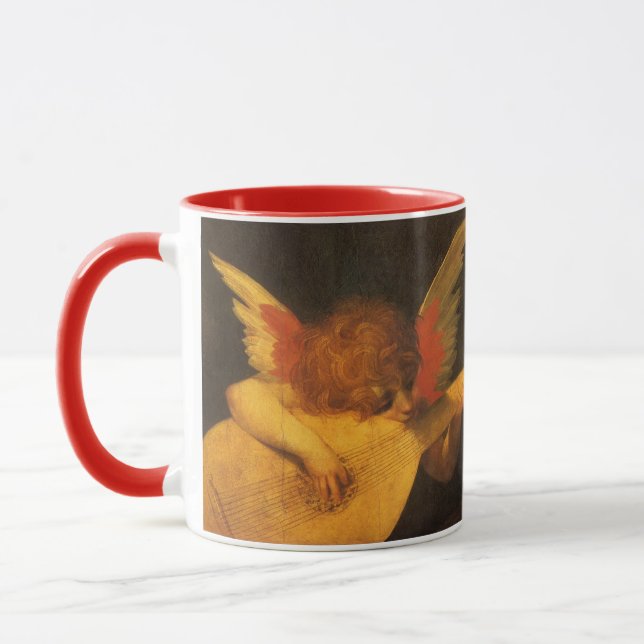 Taza Ángel tocando la lute de Rosso Fiorentino (Izquierda)