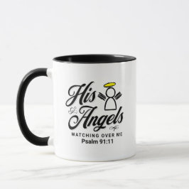 Taza ANGEL VIGILANDO SOBRE MI PROMESA - Salmo 91:11