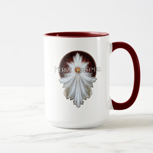 Taza Angel Wings Snowflake Feliz Navidad TW ISO (Derecha)