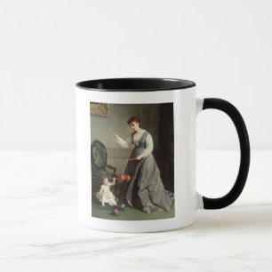 Taza "Ángel y diablo" o "jugar diábolo