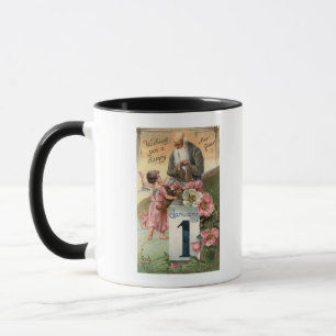 Taza Ángel y tiempo del padre # 2