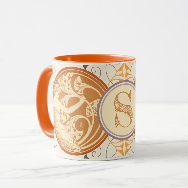 Taza Angels Art Nouveau #9 Mug (Anverso izquierdo)
