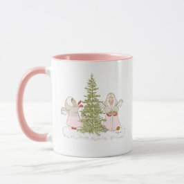 Taza Angels Mug, Navidades rosas