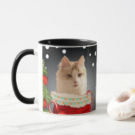 Taza Angora Cat Holiday