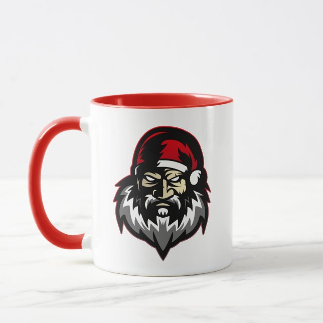 Taza Angry Santa Middle Finger (Izquierda)