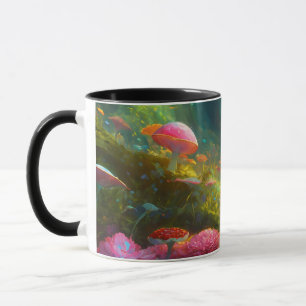 Taza Anillo de hadas de hongos en el pato clásico
