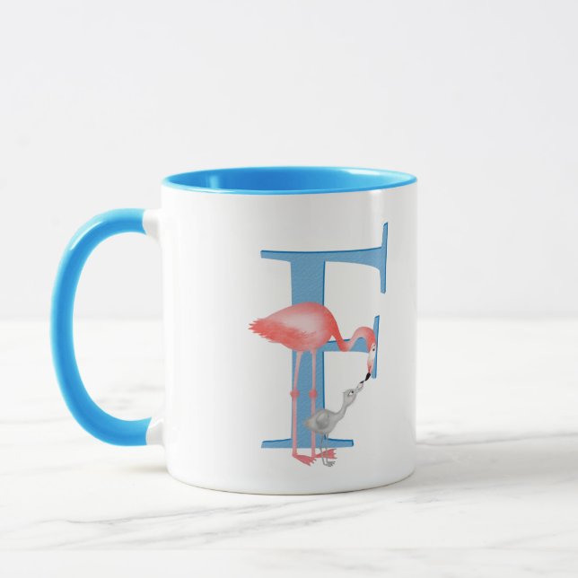 Taza Animal ABC F es para flamingo mug (Izquierda)