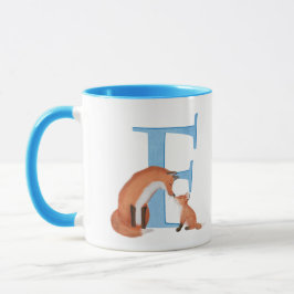 Taza Animal ABC F es para zorro mugre
