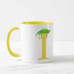 Taza Animal ABC I es para iguana mug
