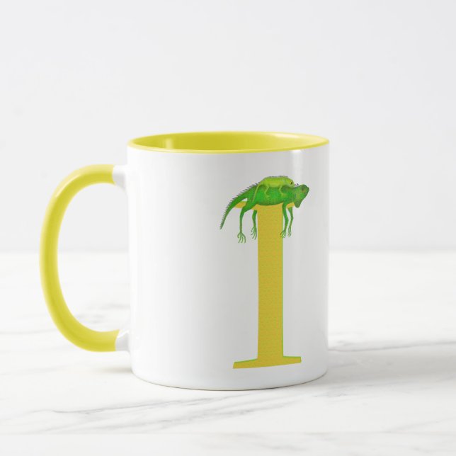 Taza Animal ABC I es para iguana mug (Izquierda)