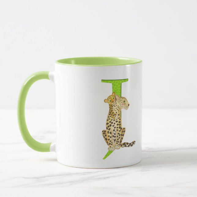 Taza Animal ABC J es para jaguar mug (Izquierda)