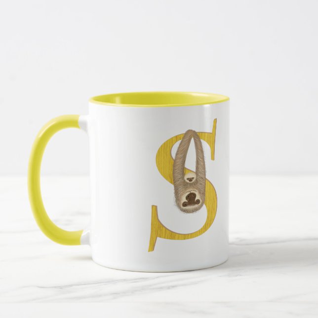 Taza Animal ABC S is for sloth mug (Izquierda)