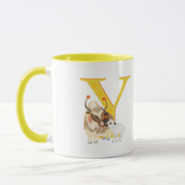 Taza Animal ABC Y es para yak mug