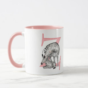 Taza Animal ABC Z es para zebra mug