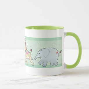 Taza animal de la selva de los amigos
