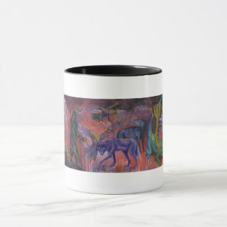 Taza animal del arte