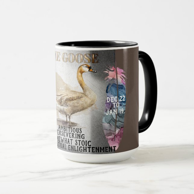 Taza "Animal espiritual" El Café Goose Dec-Jan (Anverso derecho)