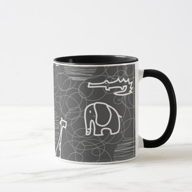 Taza animales 5 del safari (Derecha)