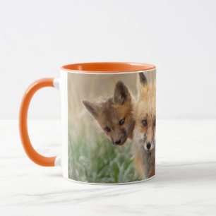 Taza Animales de bebé más afectados   Fox y Bebé Rojos