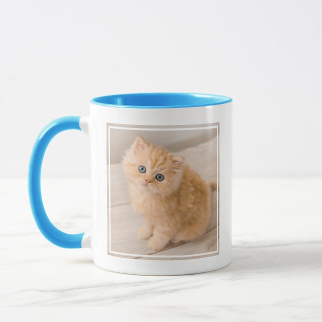 Taza Animales de bebé más afectados | Gatito Longhair B (Izquierda)
