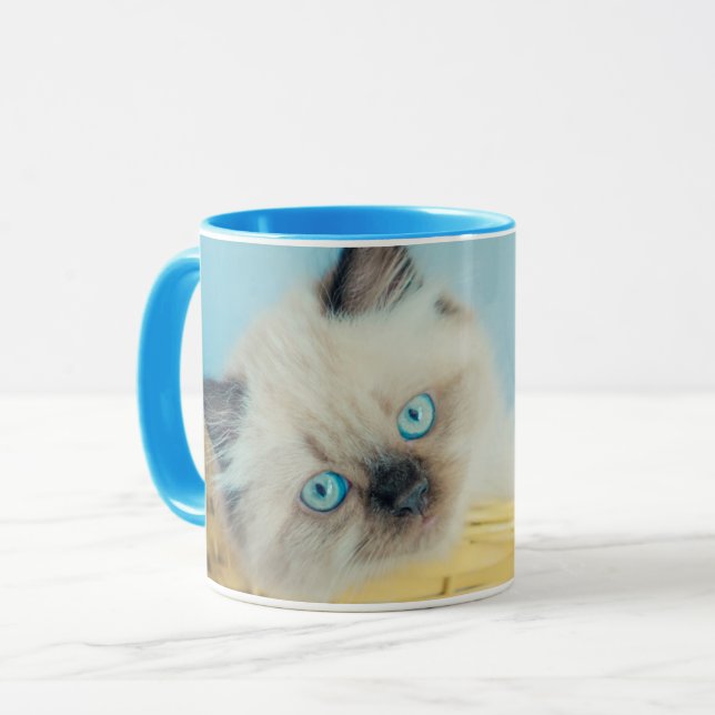 Taza Animales de bebé más afectados | Gato de punto de  (Anverso izquierdo)